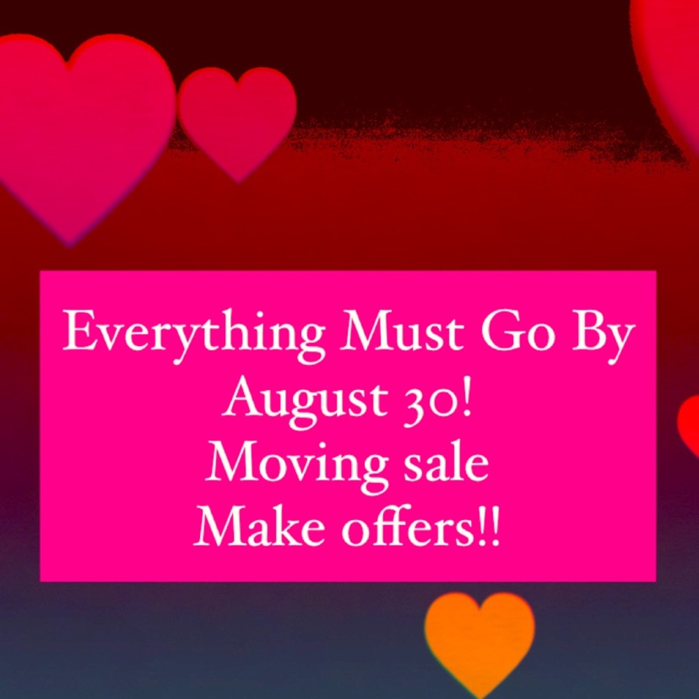Everything must go by aug30